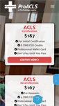 Mobile Screenshot of proacls.com